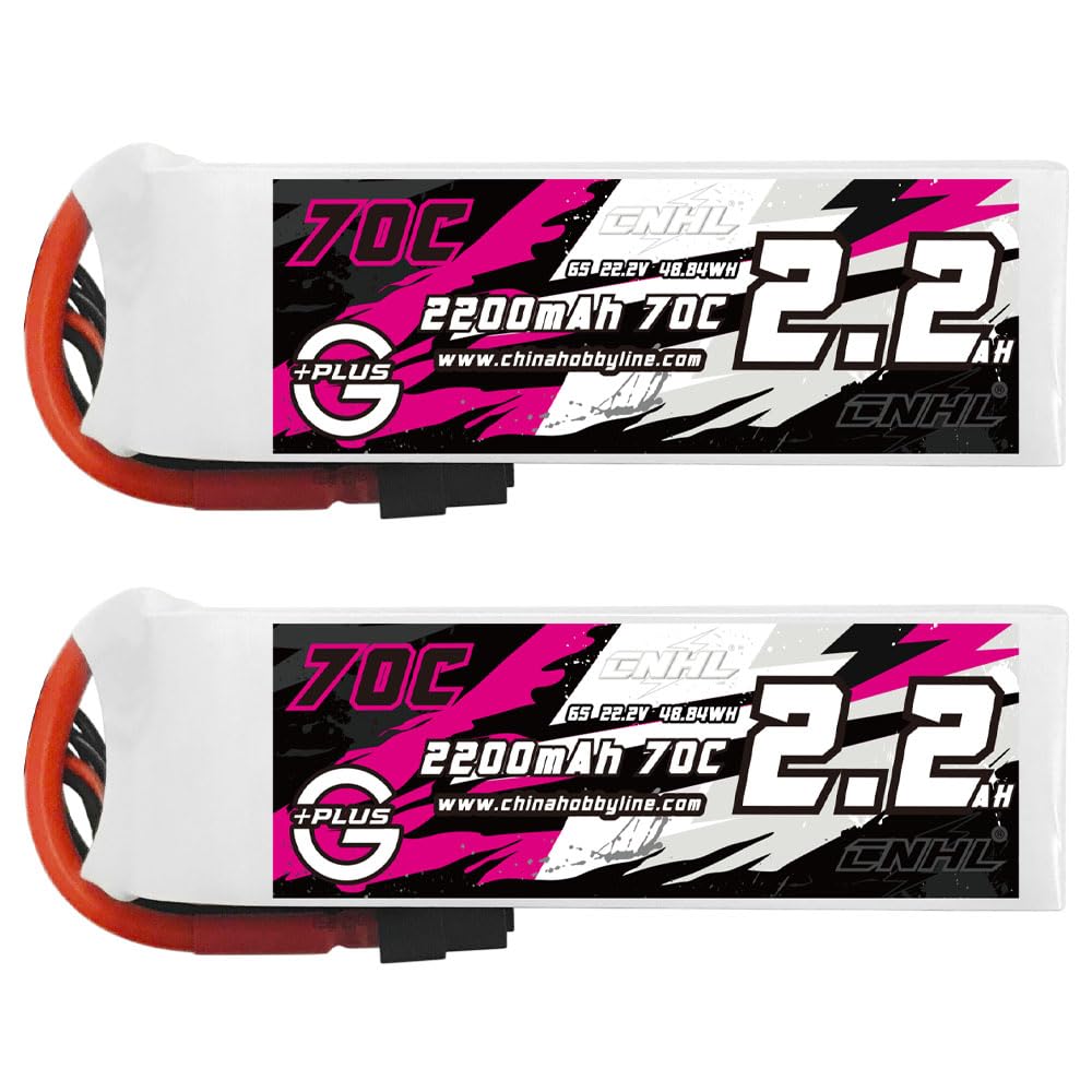 Amazon.com: CNHL 2200mAh 6S Lipo Battery 22.2V 70C with XT60 Plug